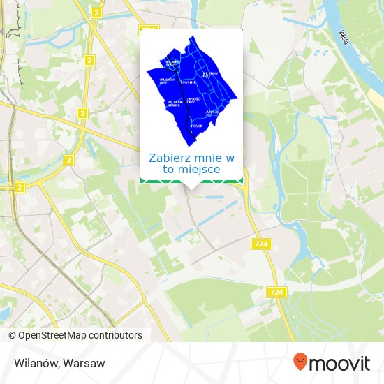 Mapa Wilanów