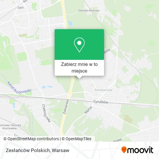 Mapa Zesłańców Polskich