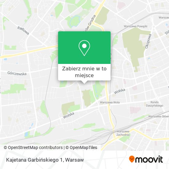 Mapa Kajetana Garbińskiego 1