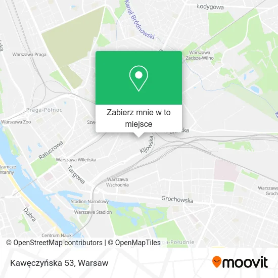 Mapa Kawęczyńska 53