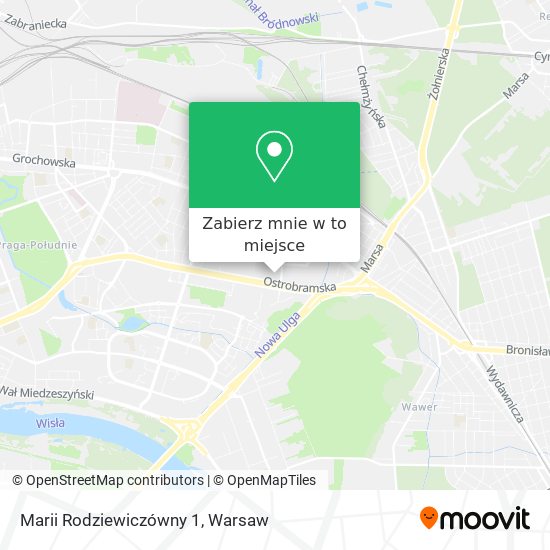 Mapa Marii Rodziewiczówny 1