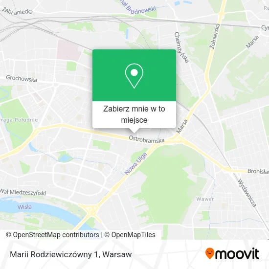 Mapa Marii Rodziewiczówny 1