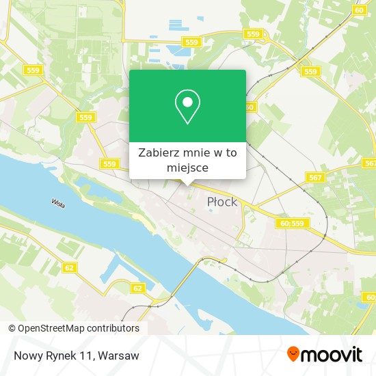 Mapa Nowy Rynek 11