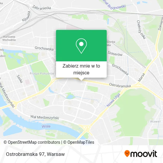 Mapa Ostrobramska 97