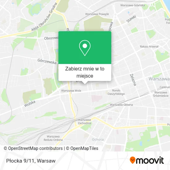 Mapa Płocka 9/11