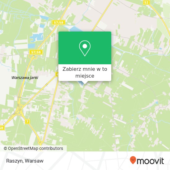 Mapa Raszyn