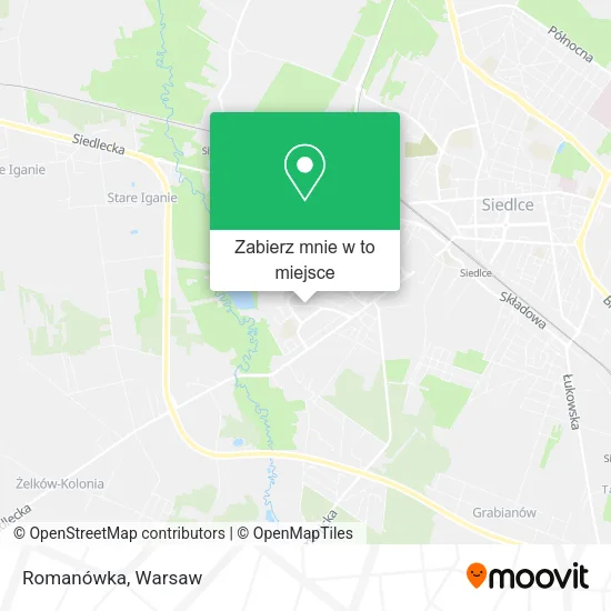 Mapa Romanówka