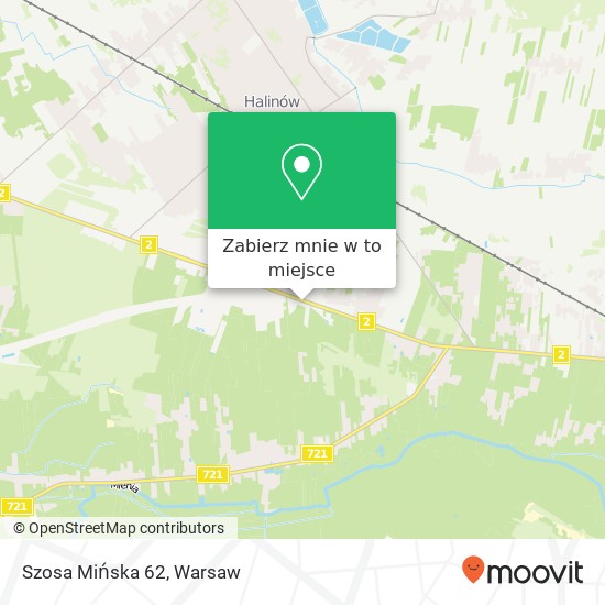 Mapa Szosa Mińska 62