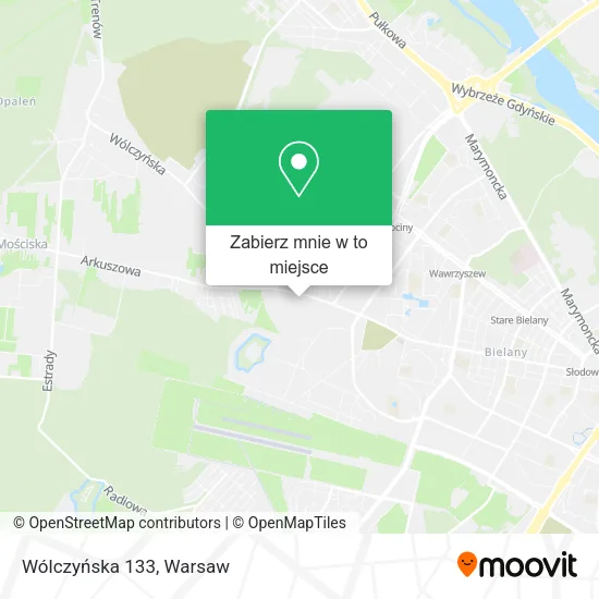 Mapa Wólczyńska 133