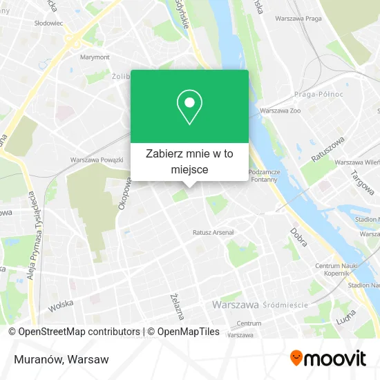 Mapa Muranów