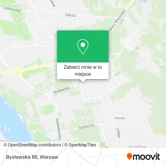 Mapa Bysławska 88