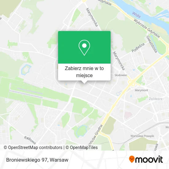Mapa Broniewskiego 97