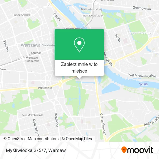 Mapa Myśliwiecka 3/5/7