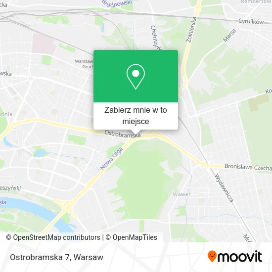 Mapa Ostrobramska 7