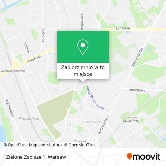 Mapa Zielone Zacisze 1