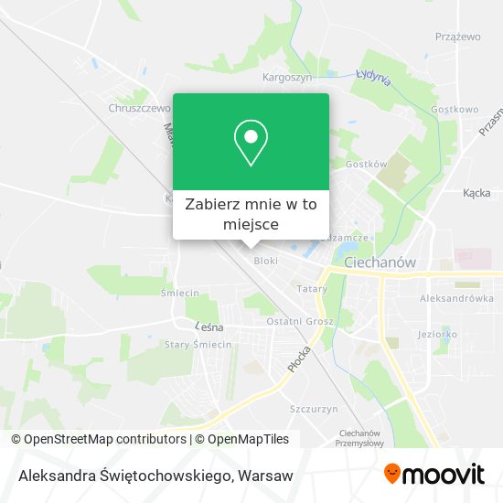 Mapa Aleksandra Świętochowskiego