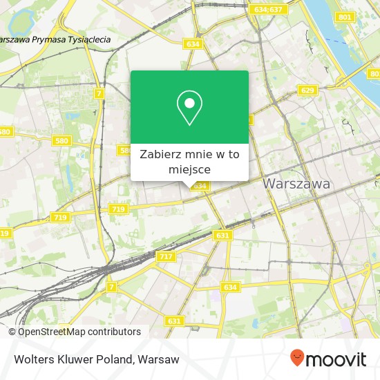 Mapa Wolters Kluwer Poland