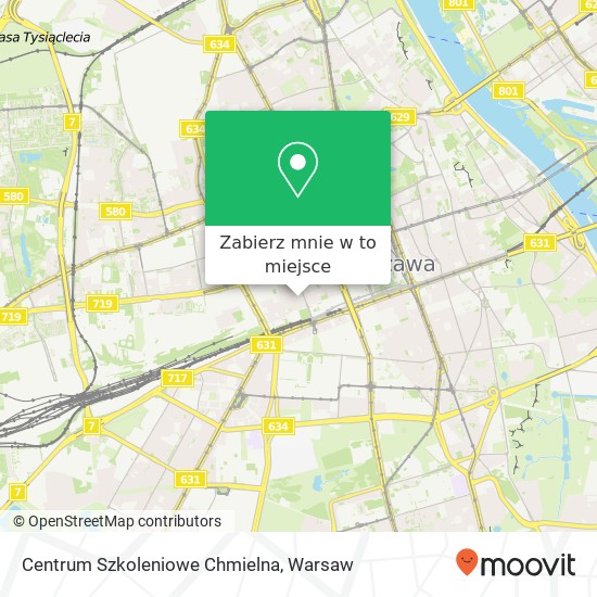 Mapa Centrum Szkoleniowe Chmielna