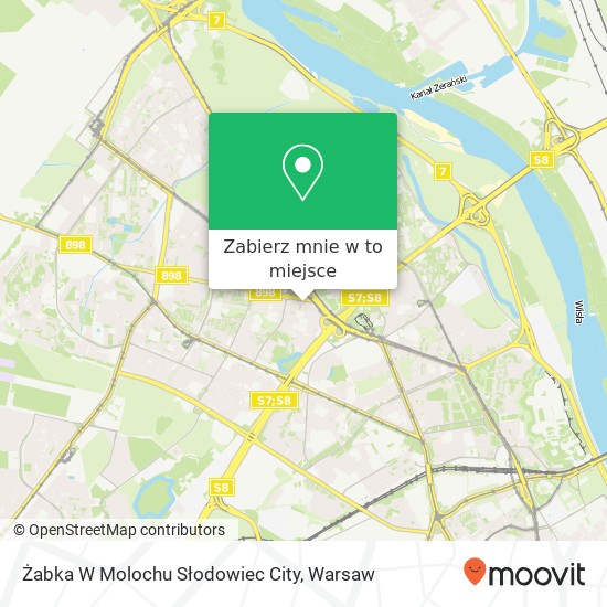 Mapa Żabka W Molochu Słodowiec City