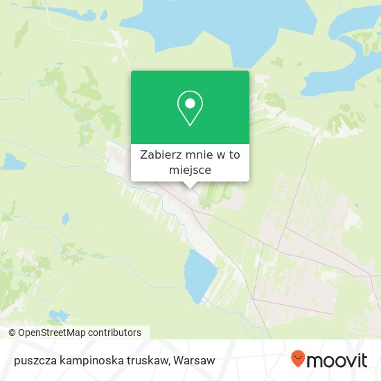 Mapa puszcza kampinoska truskaw