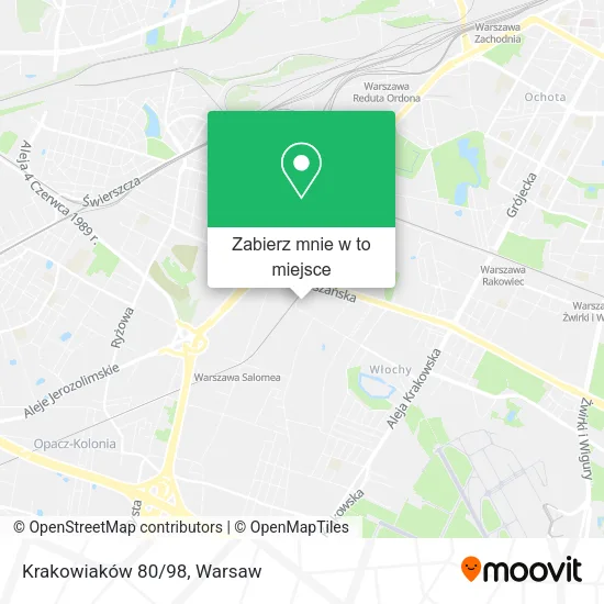 Mapa Krakowiaków 80/98