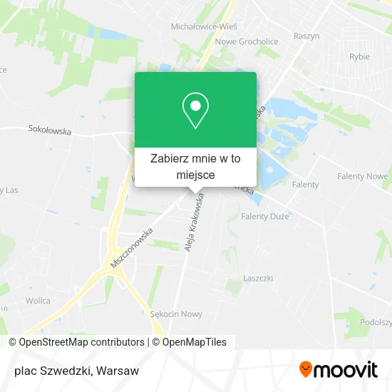 Mapa plac Szwedzki