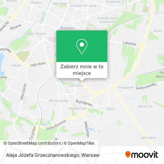 Mapa Aleja Józefa Grzecznarowskiego