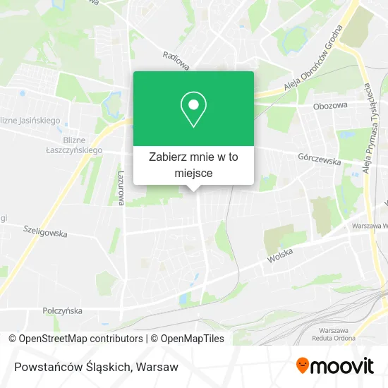 Mapa Powstańców Śląskich