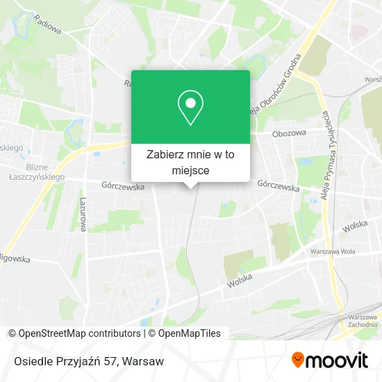 Mapa Osiedle Przyjaźń 57