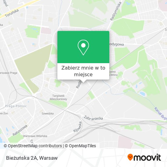 Mapa Bieżuńska 2A