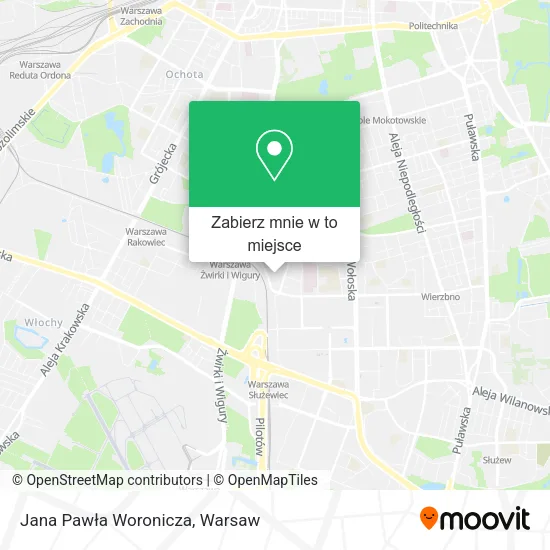 Mapa Jana Pawła Woronicza