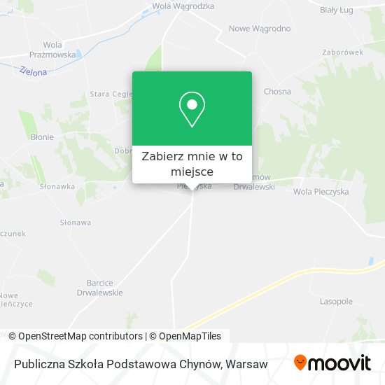 Mapa Publiczna Szkoła Podstawowa Chynów