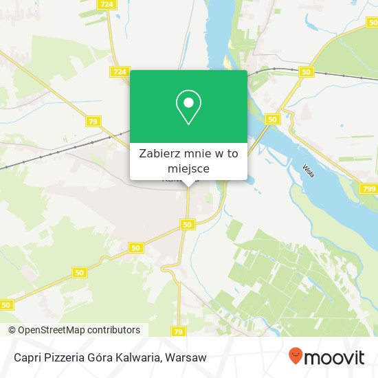 Mapa Capri Pizzeria Góra Kalwaria