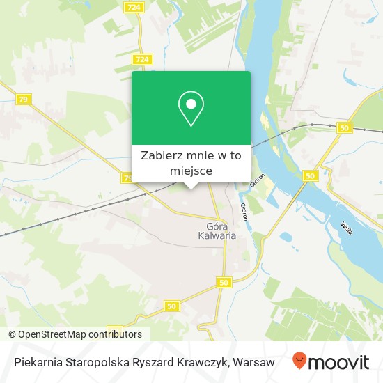 Mapa Piekarnia Staropolska Ryszard Krawczyk