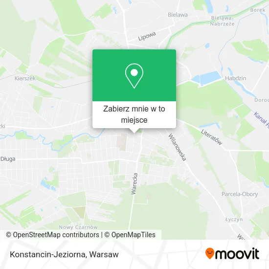 Mapa Konstancin-Jeziorna