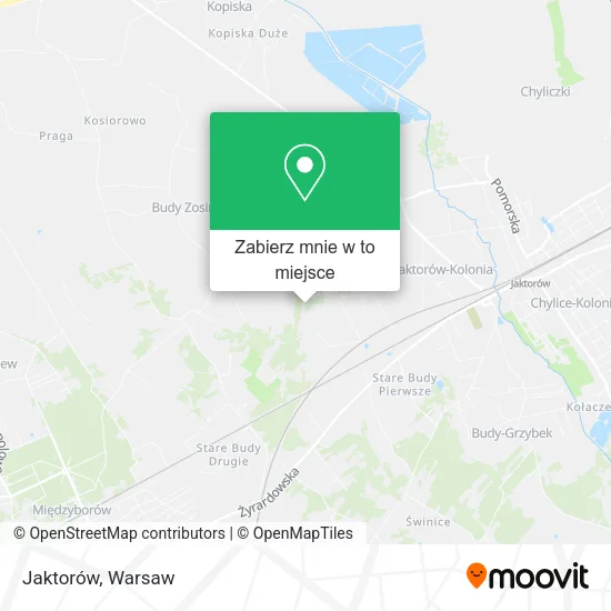 Mapa Jaktorów