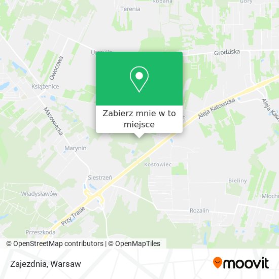 Mapa Zajezdnia