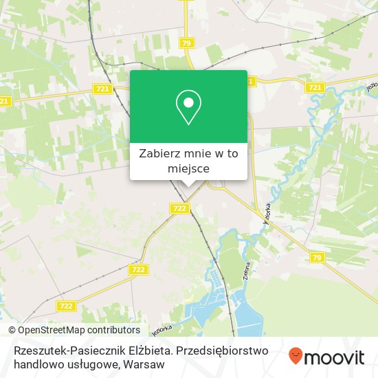 Mapa Rzeszutek-Pasiecznik Elżbieta. Przedsiębiorstwo handlowo usługowe