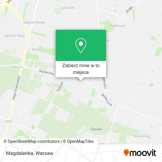 Mapa Magdalenka