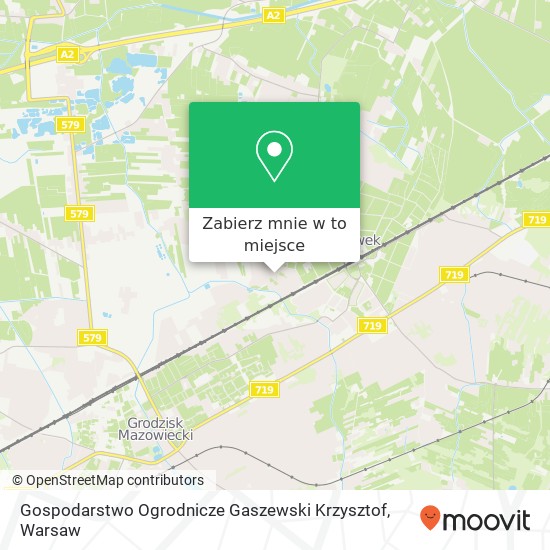 Mapa Gospodarstwo Ogrodnicze Gaszewski Krzysztof