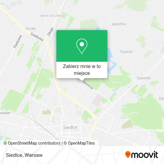 Mapa Siedlce