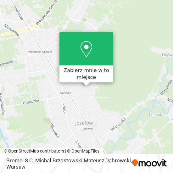 Mapa Bromel S.C. Michał Brzostowski Mateusz Dąbrowski