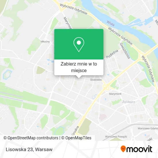 Mapa Lisowska 23