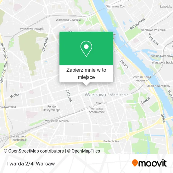 Mapa Twarda 2/4