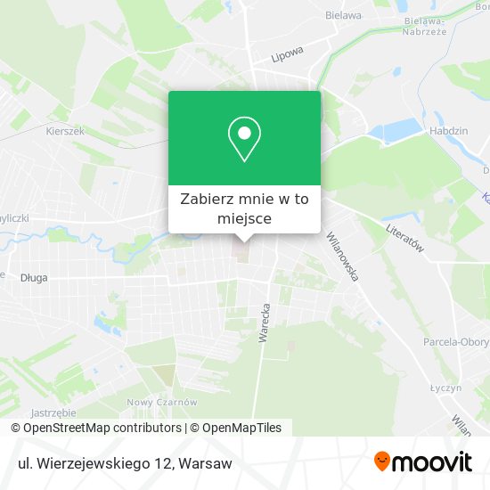 Mapa ul. Wierzejewskiego 12