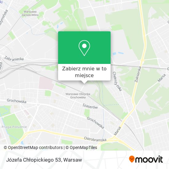 Mapa Józefa Chłopickiego 53