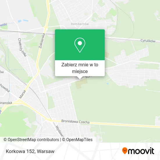 Mapa Korkowa 152