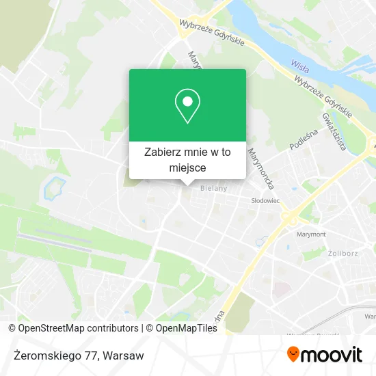 Mapa Żeromskiego 77