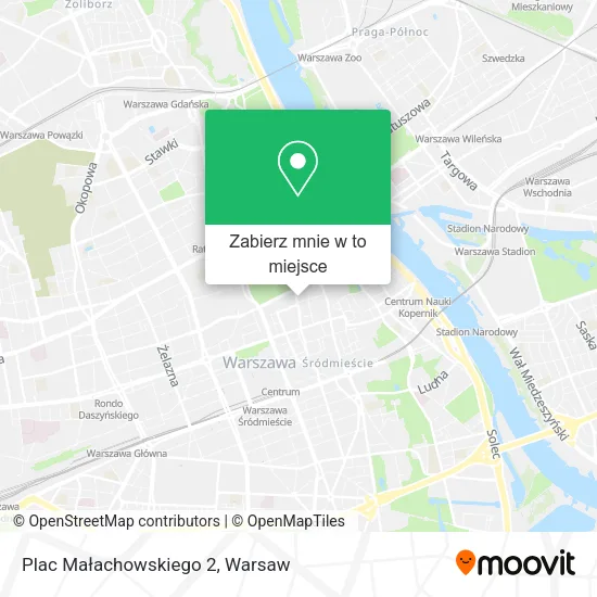 Mapa Plac Małachowskiego 2