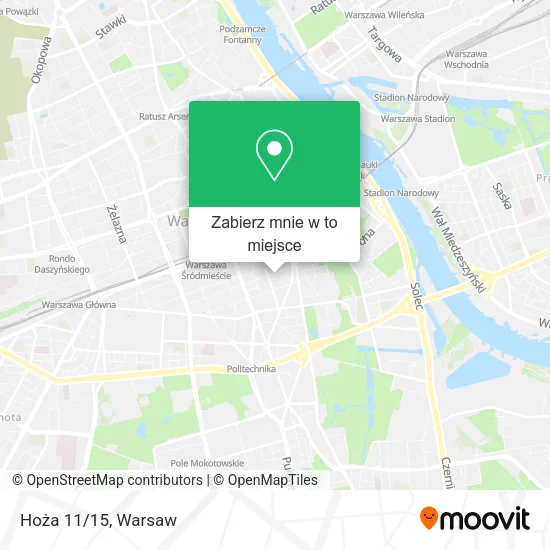 Mapa Hoża 11/15
